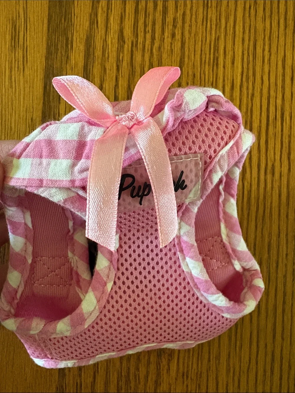 Pink Soft Mesh Dog Harness